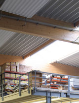 panneau structurel en bois pr&eacute;fabriqu&eacute; (pour toitures)  Muller Holzbau GmbH 