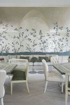 papier peint fait main : motif floral FAIRINGTON FA-100 Paul Montgomery Studio