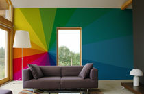 papier peint intiss&eacute; &agrave; motifs ARC EN CIEL GAF