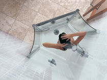 paroi de douche pivotante pour douche d'angle  matki showering
