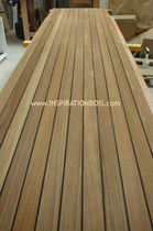 parquet en bois massif : teck  INSPIRATION BOIS