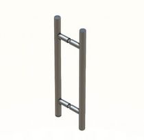 poign&eacute;e de porte en acier inox  justeel