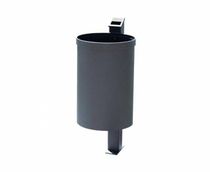 poubelle pour espaces publics avec cendrier int&eacute;gr&eacute; ECN2 - 3A ANTHRACITE Grupo Amop Synergies