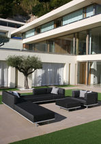 repose-pieds de jardin contemporain LAZY by Kris Van Puyvelde Royal Botania - Red Label