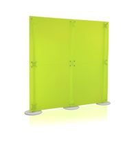s&eacute;parateur de bureau FLUOWALL LIME GREEN  PAXTON