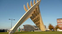 structure en bois INSPIRATIONAL ACCOYA �FINGERS� SCULPTURE  Accsys Technologies