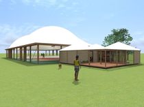 structure tendue sur ossature en bois TEN LINEA&reg; ESMERY CARON