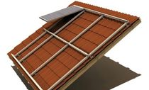 syst&egrave;me de fixation pour toiture en pente ALUTEC Creotecc