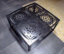 table basse design de style industriel FLOR DE LYS ICI ET LA