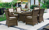 table ronde de jardin classique EBONY SKY LINE DESIGN