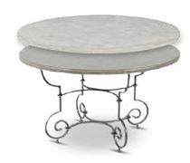 table ronde de jardin classique VAN GOGH HARTMAN