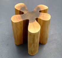 tabouret contemporain en bois massif FLOWERPOWER Peter Hook