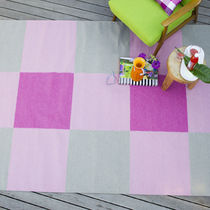 tapis contemporain &agrave; motifs en laine BRERA MATTONE FUSCHIA DESIGNERS GUILD
