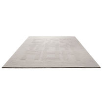tapis contemporain &agrave; motifs en laine de Nouvelle Z&eacute;lande GESTO CONTROLLATO d&eacute;sir&eacute;e