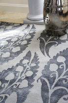 tapis contemporain &agrave; motifs en laine et soie BOTANIC : LEAFLET Rug Art