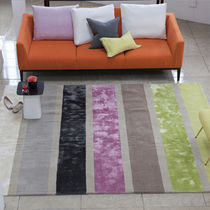 tapis contemporain &agrave; rayures en laine  DESIGNERS GUILD