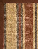 tapis contemporain &agrave; rayures en sisal ORCHID Anji Mountain Bamboo Chairmat & Rug Co.