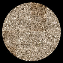 tapis contemporain &agrave; rayures (rond) GIOTTO E CIMABUE Extrabilia