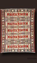 tapis kilim persan en laine AL08046 TRIFF