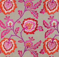 tissu en lin &agrave; fleurs SAMIRA  MANUEL CANOVAS