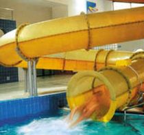 toboggan en tube pour parc aquatique  POL -GLASS