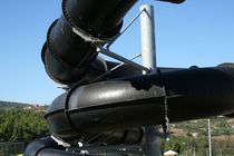 toboggan en tube pour parc aquatique INFLATABLE BOAT SLIDES CEMI