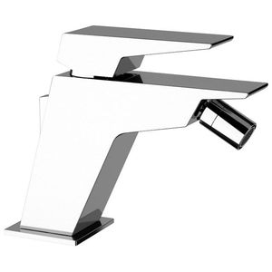 mitigeur pour bidet / en métal chromé / en laiton / 1 trou