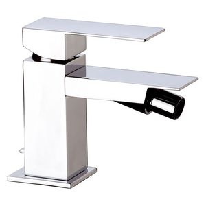 mitigeur pour bidet / en métal chromé / 1 trou