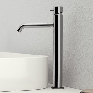 mitigeur pour vasque / en laiton chromé / 1 trou