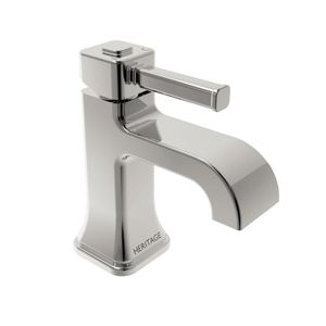 mitigeur pour vasque / en métal chromé / 1 trou