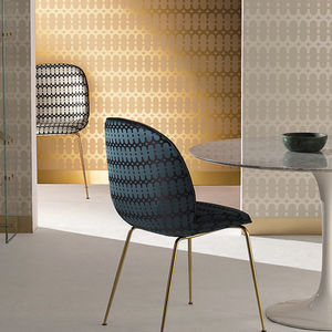 tissu d'ameublement / pour rideaux / à motif / en polyester