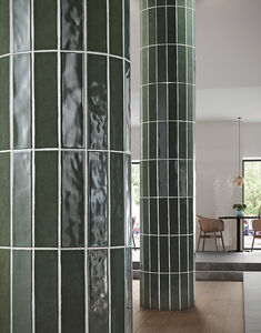 carrelage d'intérieur / mural / en céramique / poli