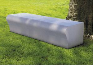 banc public / contemporain / en composite ciment verre
