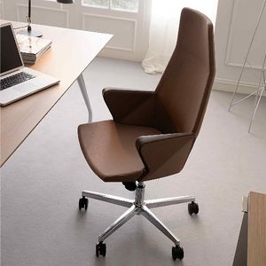 fauteuil de bureau contemporain / en tissu / en acier / à roulettes