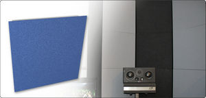 panneau acoustique pour agencement intérieur / en mousse / coloré / professionnel