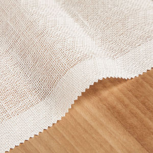 tissu pour rideaux / uni / en lin