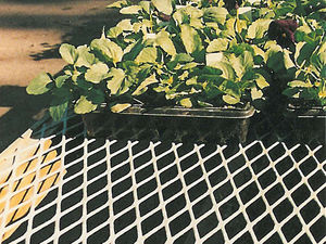 tôle métallique métal déployé / acier / de sol / perforation losangée