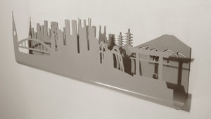 porte-manteau mural / contemporain / en métal