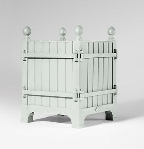 jardinière en fonte / en chêne / carrée / classique