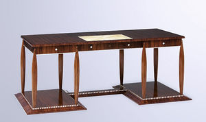 bureau en plaqué bois / Art Déco / professionnel / sur mesure