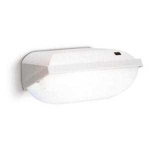 éclairage de secours mural / rectangulaire / fluocompact / en polycarbonate