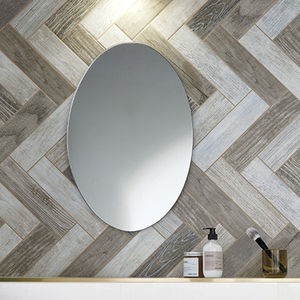 carrelage de salle de bain / mural / en grès cérame / rectangulaire