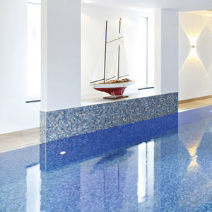 mosaïque de piscine / au sol / en grès cérame / carrée