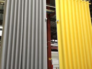 cloison pliante / en tissu / de bureau / à usage résidentiel