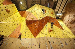 mur d'escalade fixe
