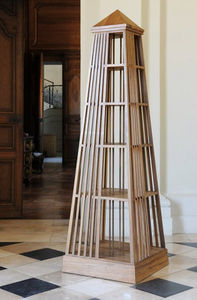 bibliothèque design original / en teck / en bois vernis