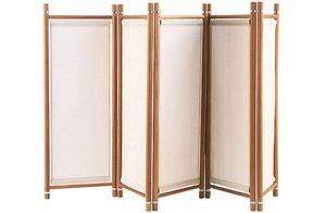 paravent contemporain / en bois / en Batyline® / de jardin