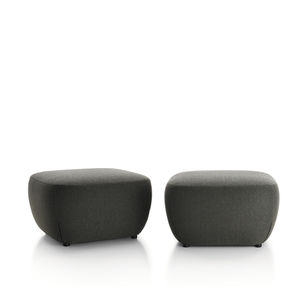 pouf contemporain / en tissu / tapissé / rectangulaire