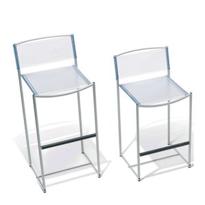 chaise de bar contemporaine / en acier / en PVC