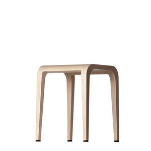 tabouret contemporain / en chêne / en bois massif / en noyer